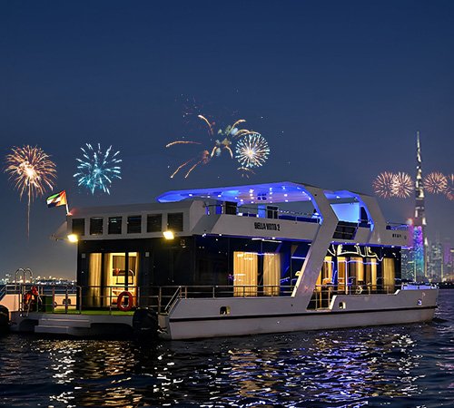 Elite NYE Burj Khalifa Fireworks Experience at the Creek