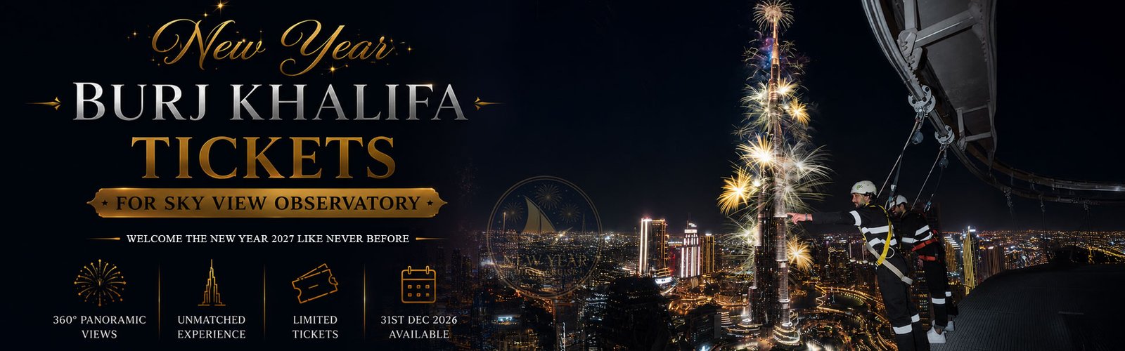 Burj Khalifa NYE Tickets for Sky View Observatory