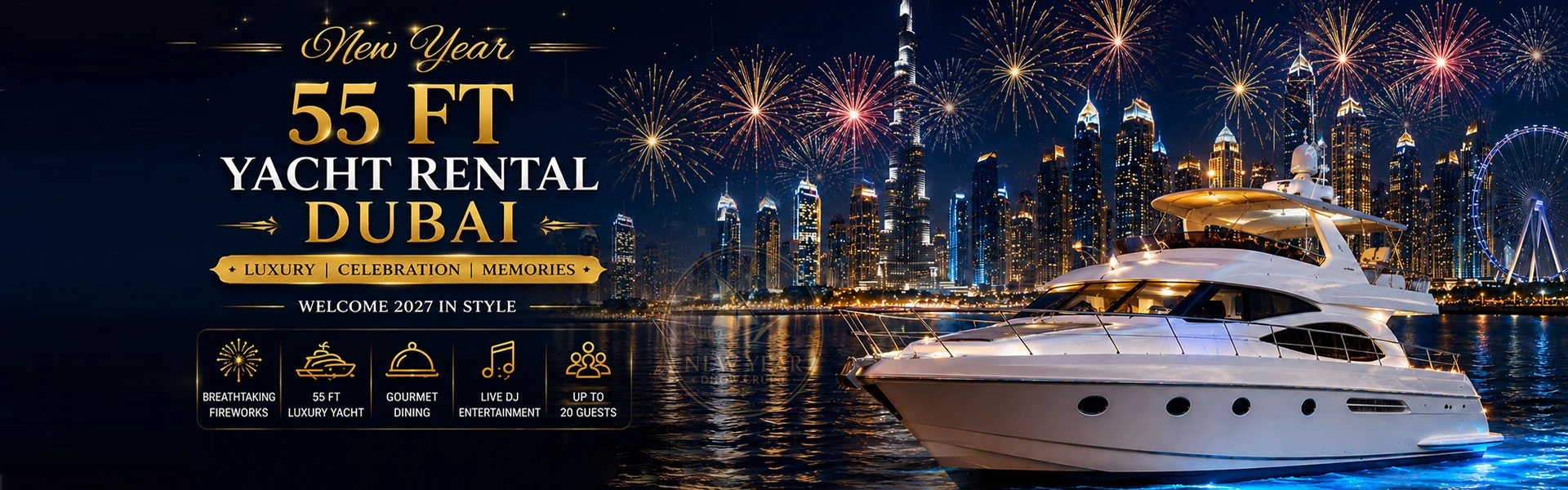55 FT YACHT – UP TO 20 PEOPLE