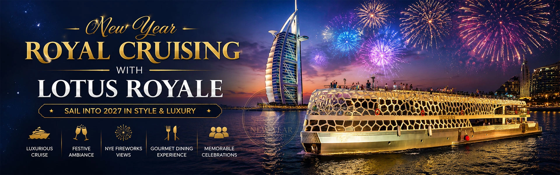 NYE Royal Cruising with Lotus Royale