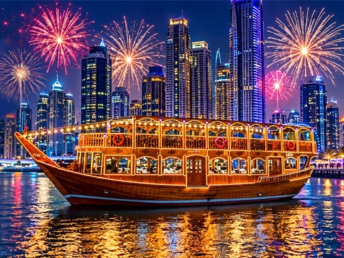 Marina Cruise with Dazzling New Year Fireworks