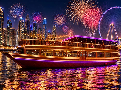 New Year Premium Dinner Cruise Dubai Marina