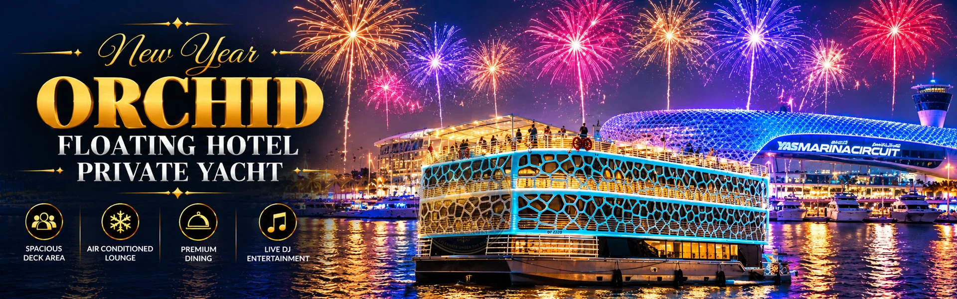 New Year Orchid Floating hotel